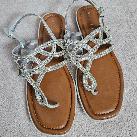 Kelly and Katie Flat Sandals Size 9M - Picture 1 of 7